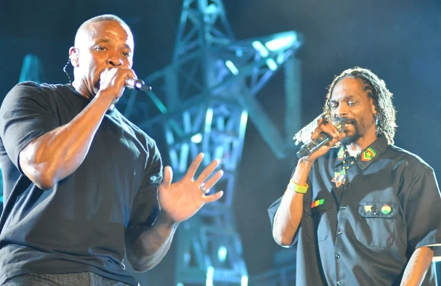 Snoop Dogg i Dr. Dre zdjecie z koncertu