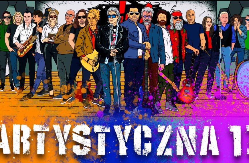 muzycy zespołu dewódzki & nieć w wersji rysunkowej