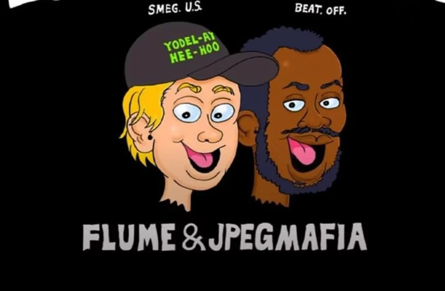 cartoon of two men with hats and text