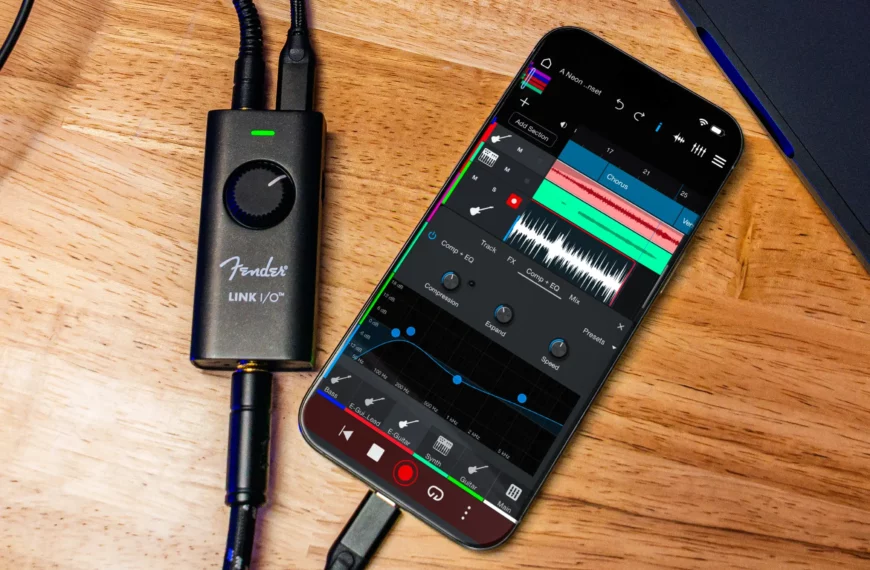 Nagrywanie gitary poprzez Fender Studio