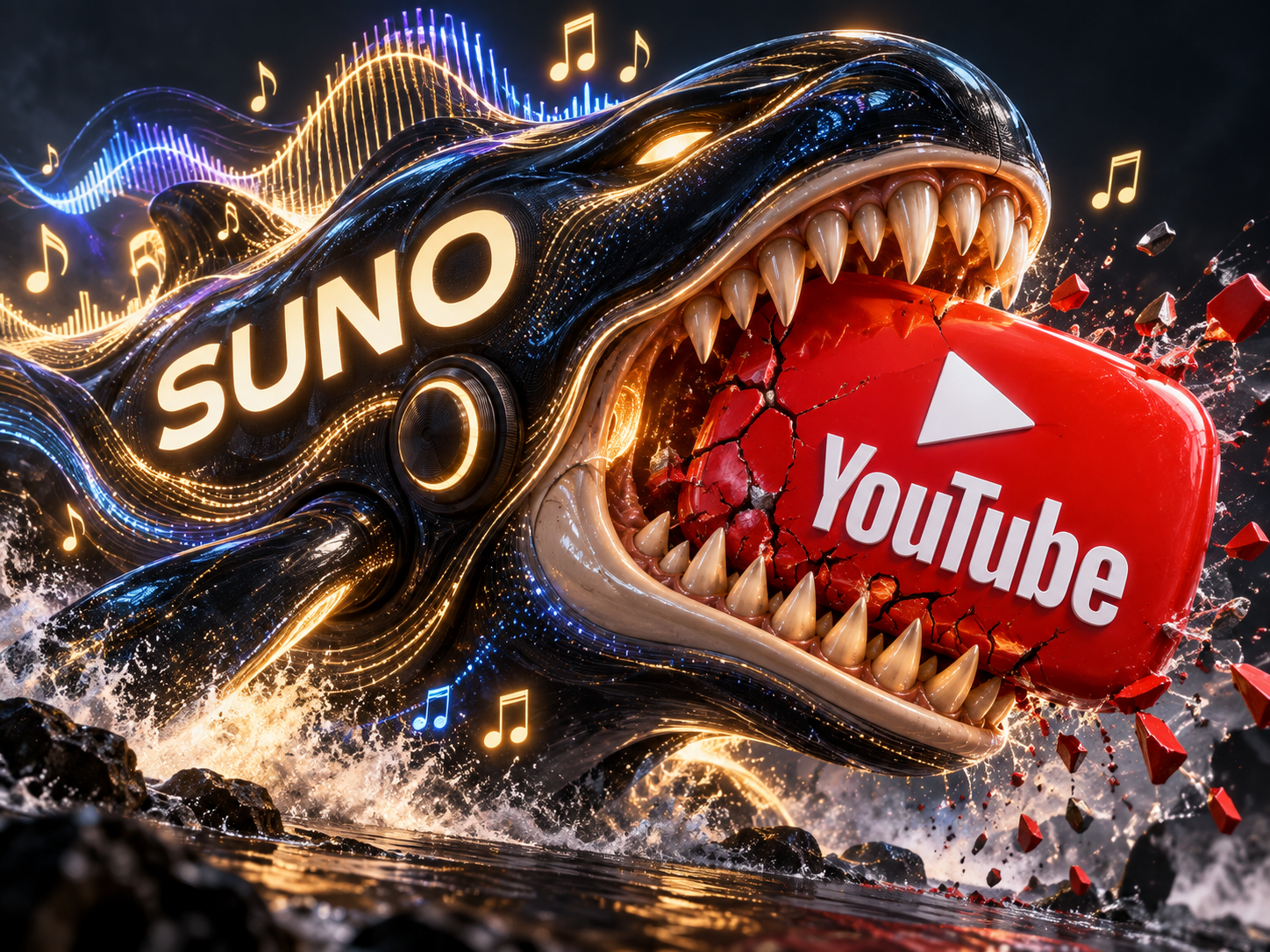Suno pożera dane z YouTube'a.