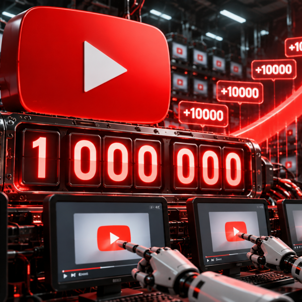 Nabijanie liczników na YouTube.