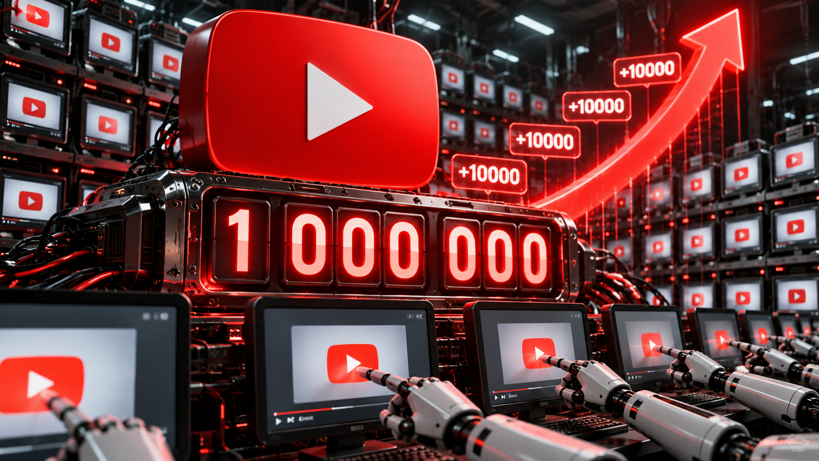 Nabijanie liczników na YouTube.
